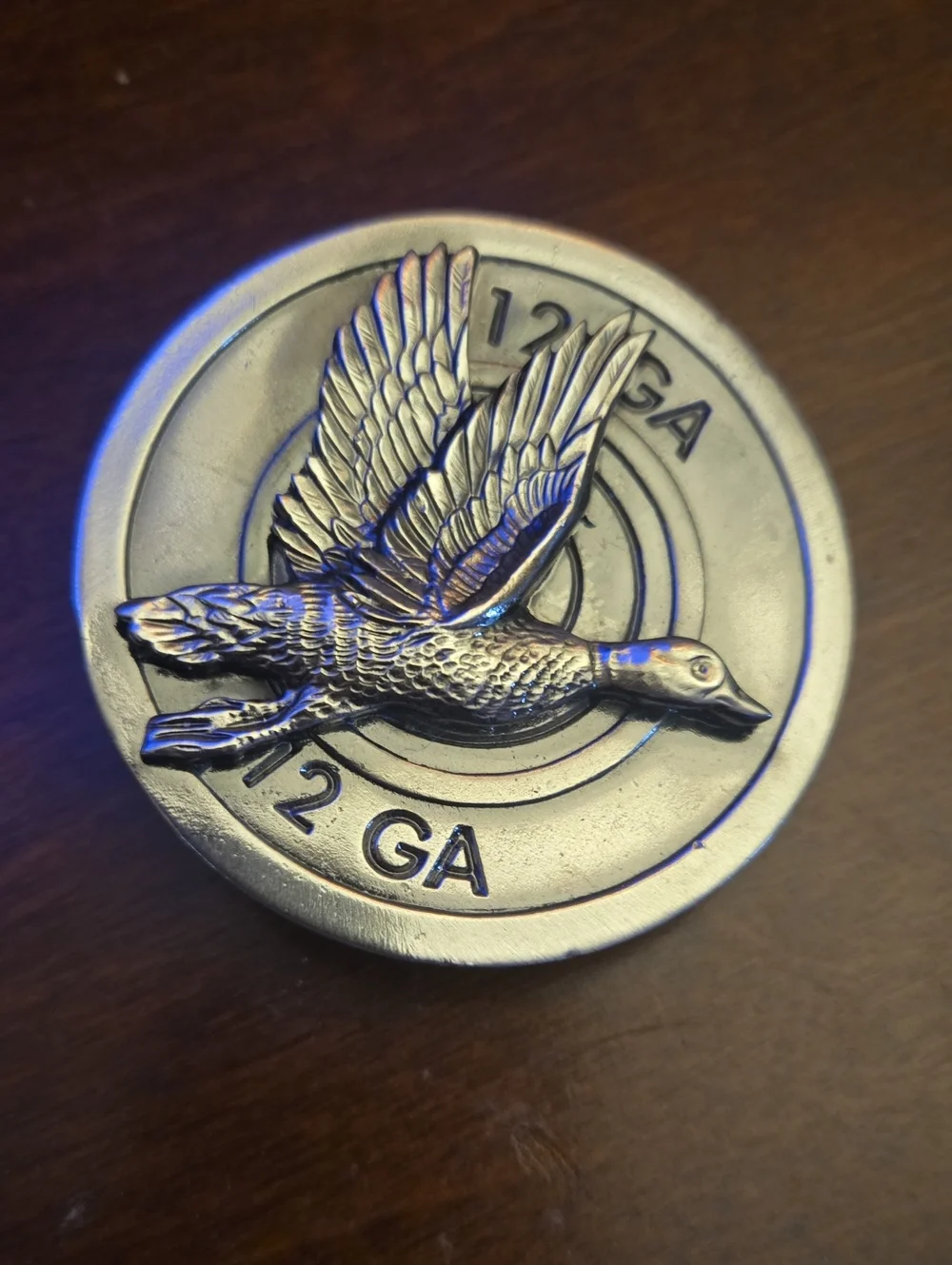 Silver Duck 12 GA Bird-Themed Decorative Accent - Rare!